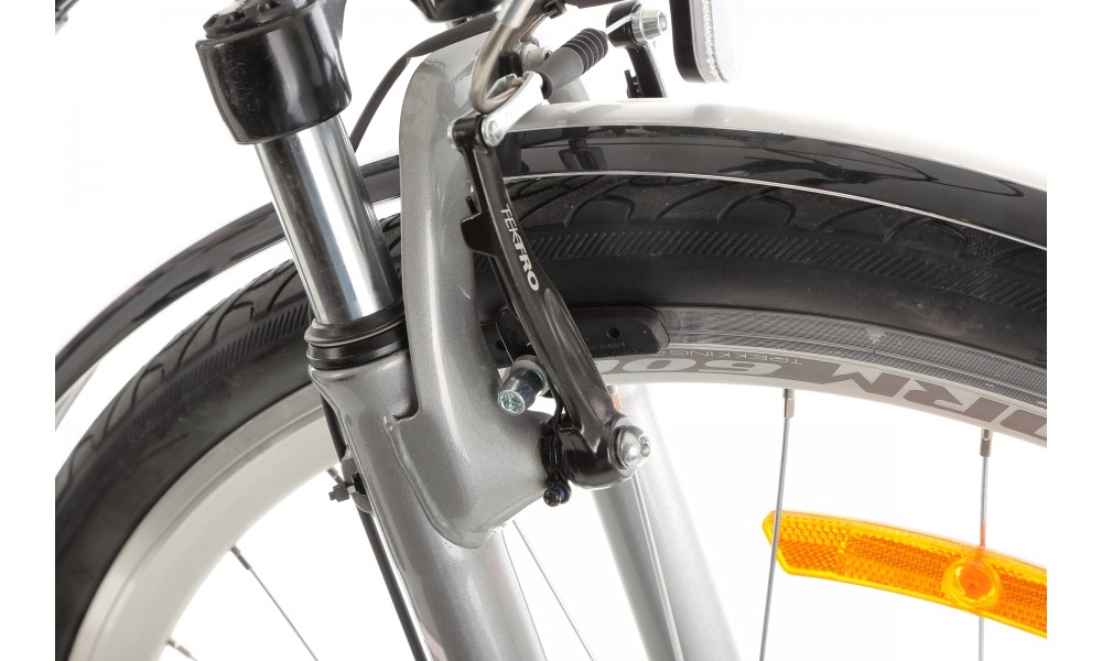 Rower trekkingowy Storm Marathon 4.0 Lady - srebrno-różowy