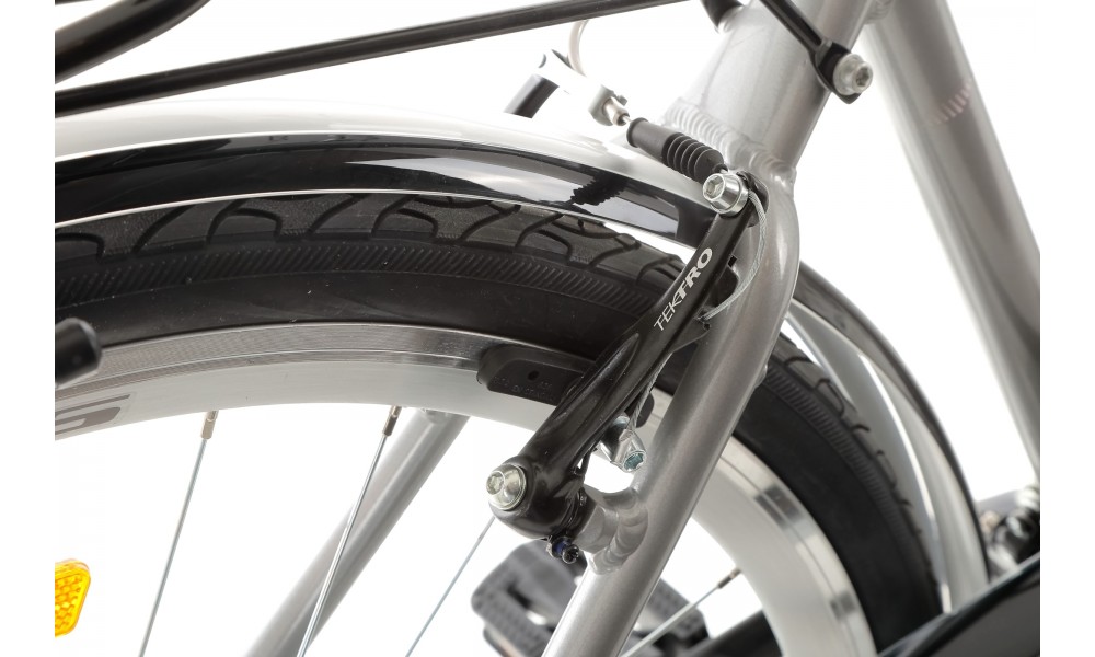 Rower trekkingowy Storm Marathon 4.0 Lady - srebrno-różowy