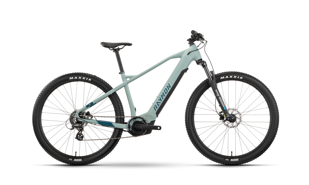 Rower górski elektryczny R-Raymon Hardray Select - miętowo-niebieski
