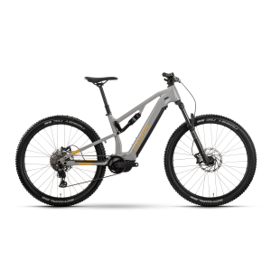Rower górski elektryczny R-Raymon Trailray 120 Pro - szaro-pomarańczowy 1