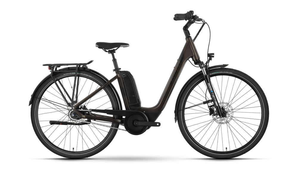 Rower miejski elektryczny R-Raymon CityRay  E 4.0 SE FW - brązowy