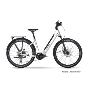 Rower trekkingowy elektryczny R-Raymon Tourray Pro Wave - szary 1