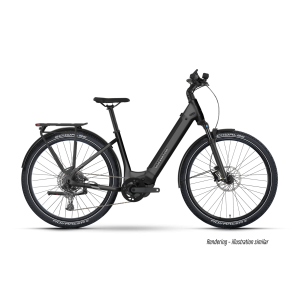 Rower trekkingowy elektryczny R-Raymon Tourray Ultimate Wave - czarny matowy 1