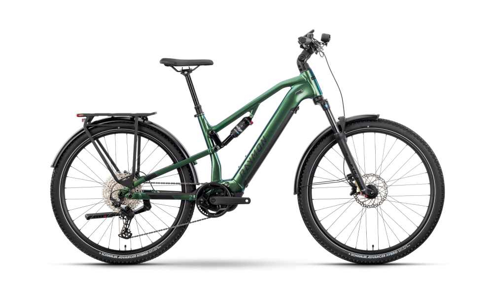 Rower trekkingowy elektryczny R-Raymon Crossray Pro - zielony