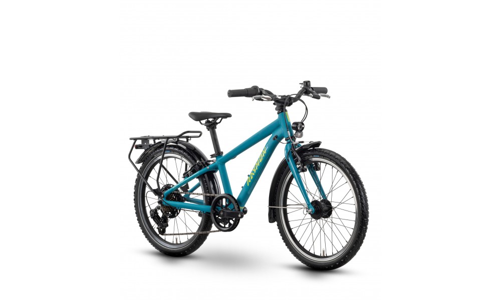 Rower dzięcięcy R-Raymon Yanga 20 Street - turkusowo-limonkowy