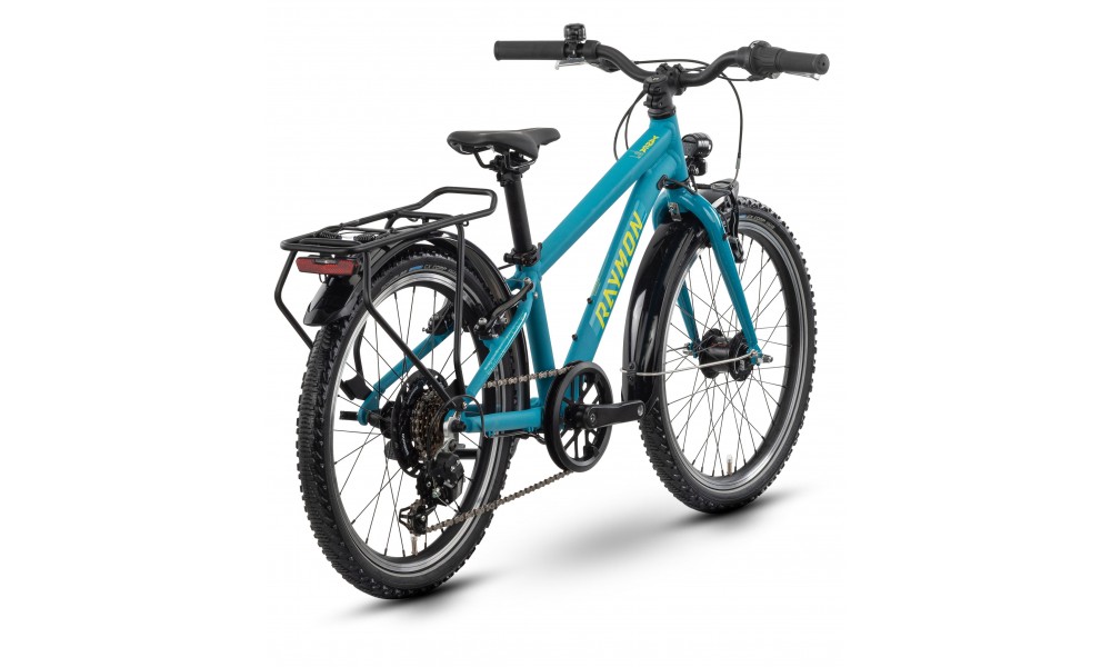 Rower dzięcięcy R-Raymon Yanga 20 Street - turkusowo-limonkowy