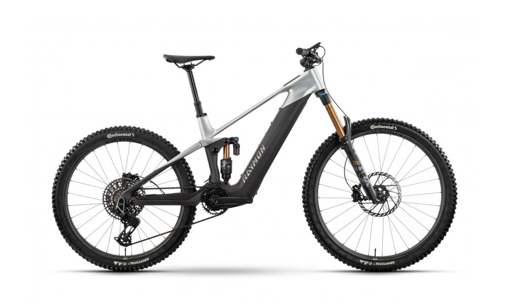 Rower górski elektryczny R-Raymon Tarok Ultra - szaro-srebrny