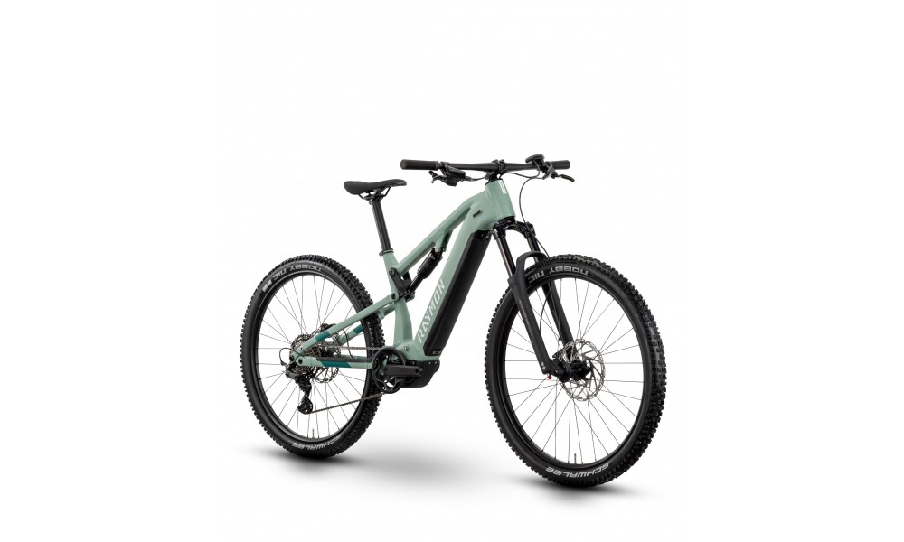 Rower górski elektryczny R-Raymon Trailray 120 - miętowo-czarny