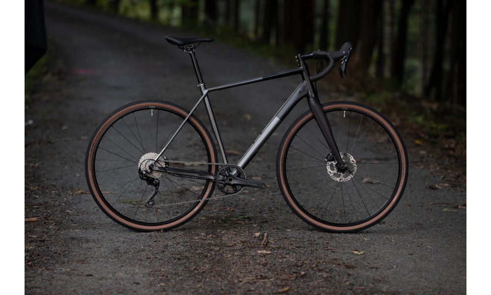 Rower gravel superior X-ROAD 6.2 GR 2024 - antracytowo-czarny