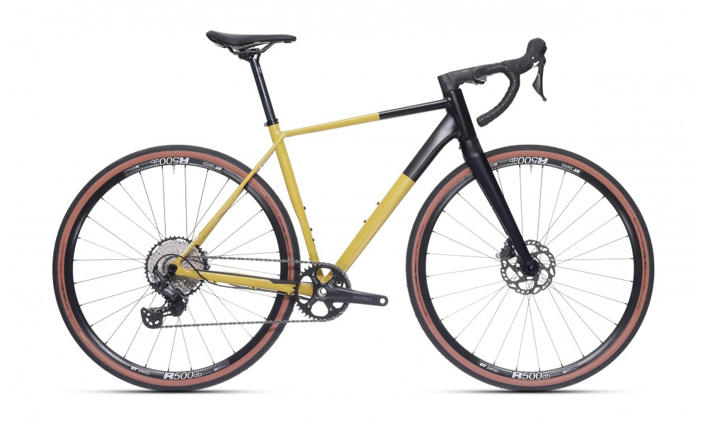 Rower gravel Superior XR 6.5 GR 2025 - musztardowo-czarny