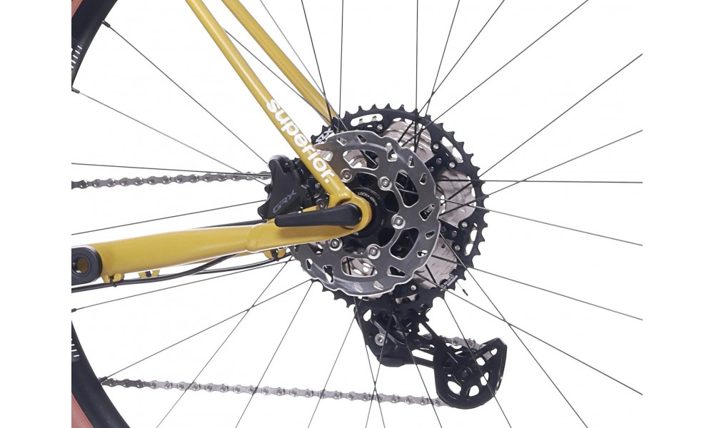 Rower gravel Superior XR 6.5 GR 2025 - musztardowo-czarny
