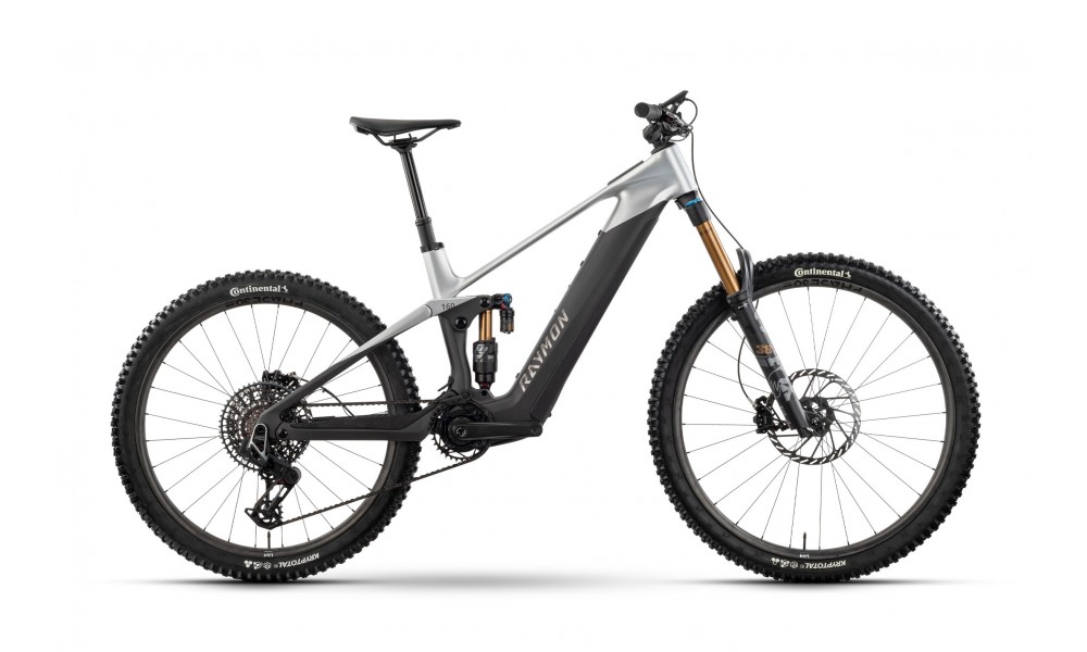 Rower górski elektryczny R-Raymon Tarok Ultra - czarno-srebrny