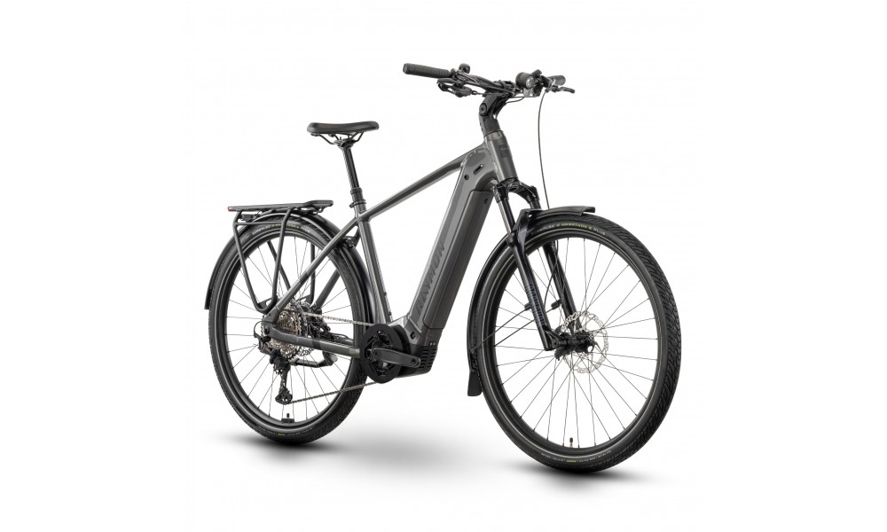 Rower trekkingowy elektryczny R-Raymon Tahona Ultra Diamond - szary