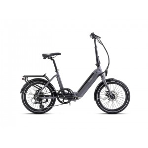 Rower miejski składany Romet E-Wigry 1.0 504Wh - grafitowy 1