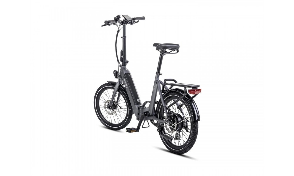 Rower miejski składany Romet E-Wigry 1.0 504Wh - grafitowy