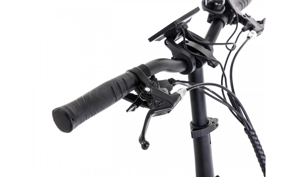 Rower miejski składany Romet E-Wigry 1.0 504Wh - grafitowy