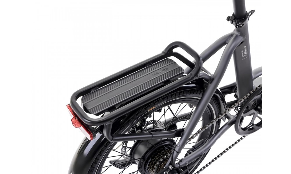 Rower miejski składany Romet E-Wigry 1.0 504Wh - grafitowy