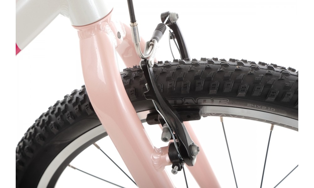 Rower młodzieżowy Storm Bella 24 - perłowy