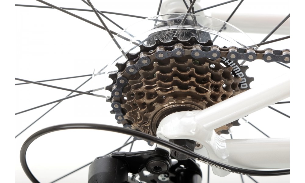 Rower młodzieżowy Storm Bella 24 - perłowy