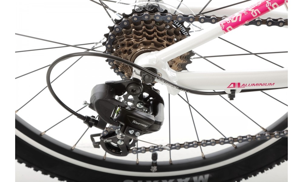 Rower młodzieżowy Storm Bella 24 - perłowy