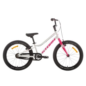 Rower dziecięcy Storm Sky 20 Super Light - perłowy 1