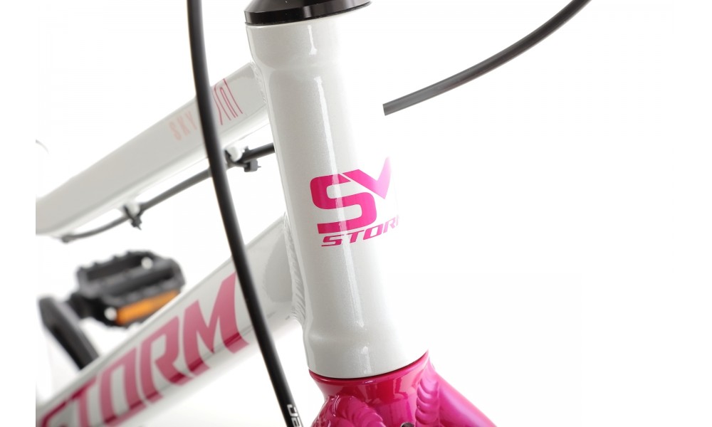 Rower dziecięcy Storm Sky 20 Super Light - perłowy