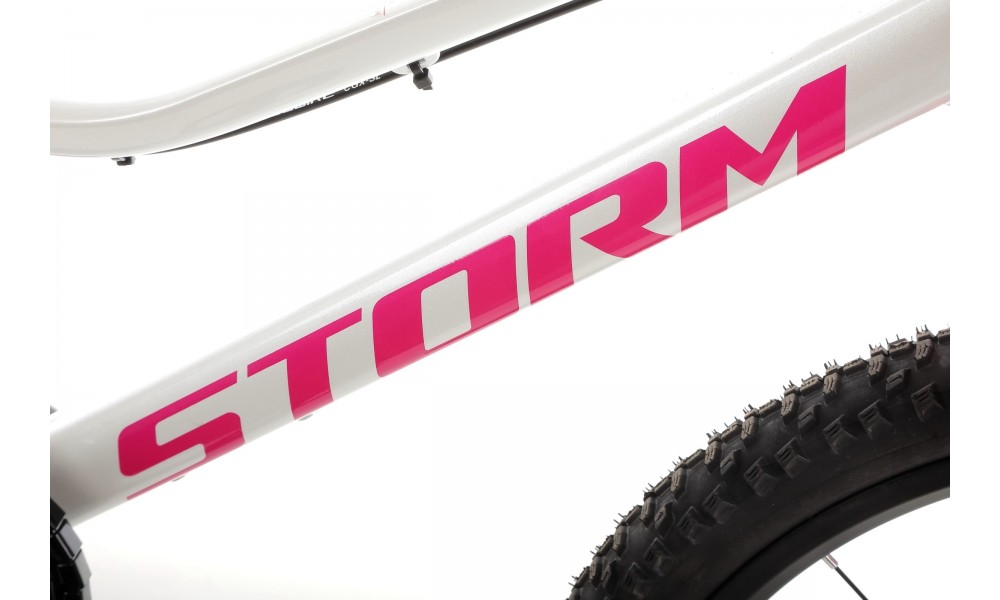 Rower dziecięcy Storm Sky 20 Super Light - perłowy