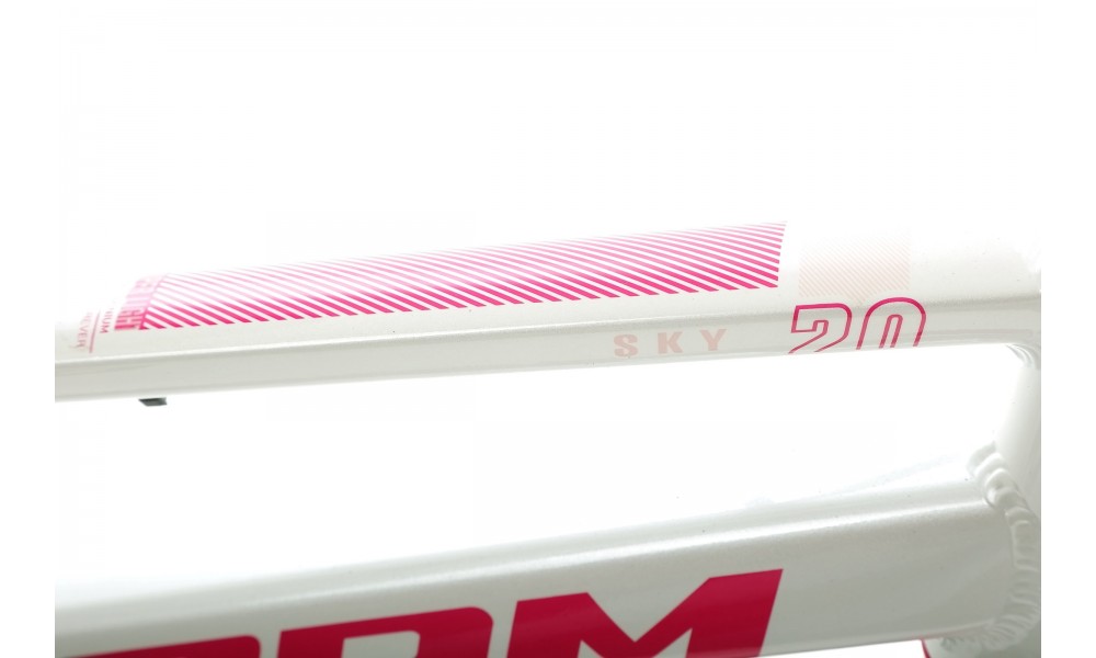 Rower dziecięcy Storm Sky 20 Super Light - perłowy