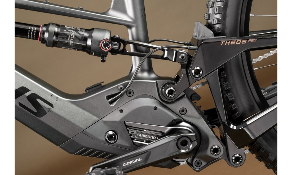 Rower górski elektryczny Kellys Theos F60 - antracytowy