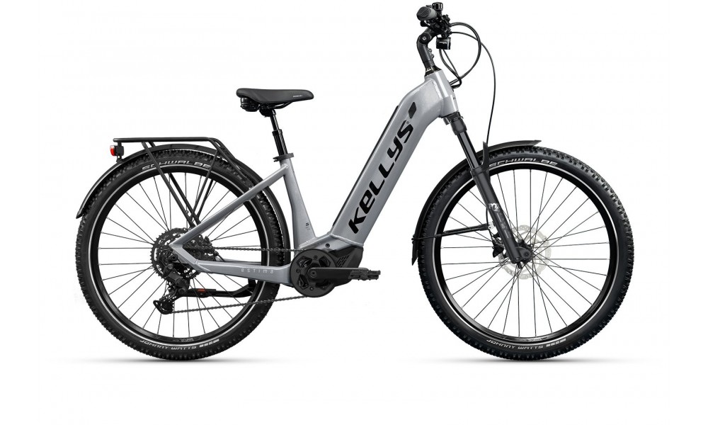 Rower trekkingowy elektryczny Kellys Estima X70  - szary