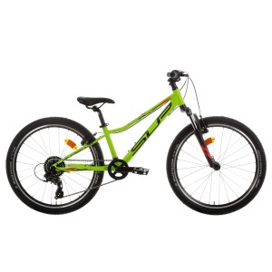 Rower młodzieżowy Superior Racer XC 24 - limonkowo-czarny 1