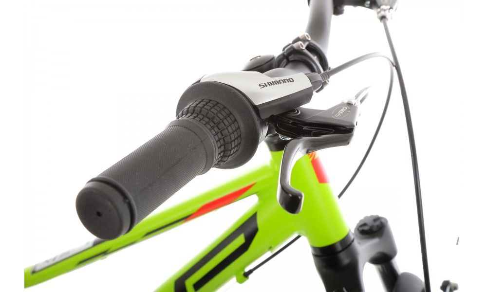 Rower młodzieżowy Superior Racer XC 24 - limonkowo-czarny