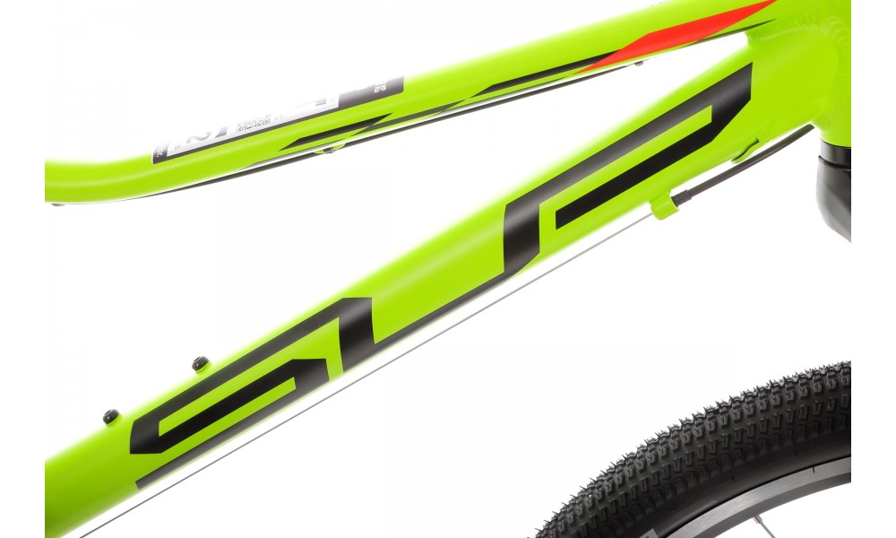 Rower młodzieżowy Superior Racer XC 24 - limonkowo-czarny