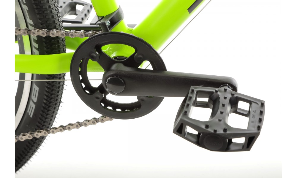 Rower młodzieżowy Superior Racer XC 24 - limonkowo-czarny