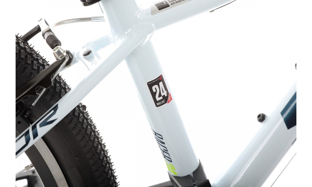 Rower młodzieżowy Superior Racer XC 24 - biały-niebieski