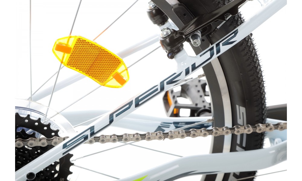 Rower młodzieżowy Superior Racer XC 24 - biały-niebieski