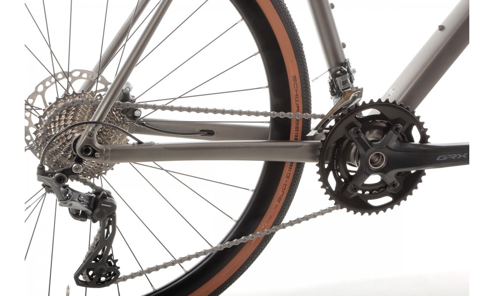 Rower gravel Unibike Geos 2025 - grafitowy