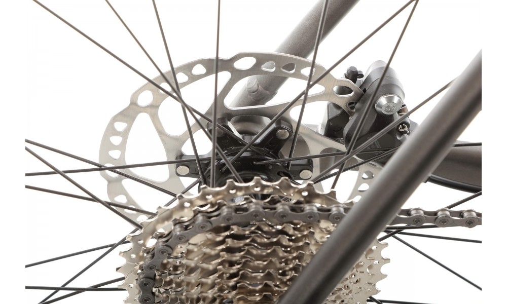 Rower gravel Unibike Geos 2025 - grafitowy