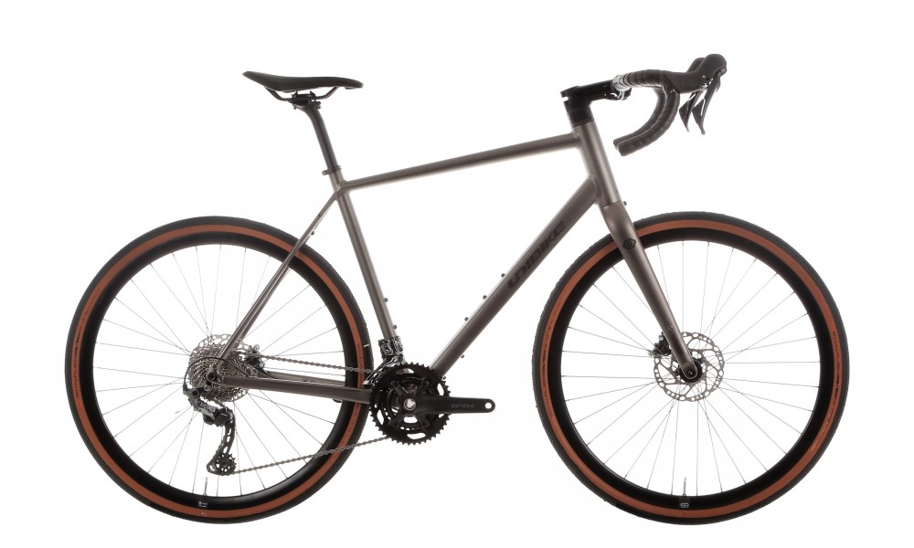 Rower gravel Unibike Geos 2025 - grafitowy