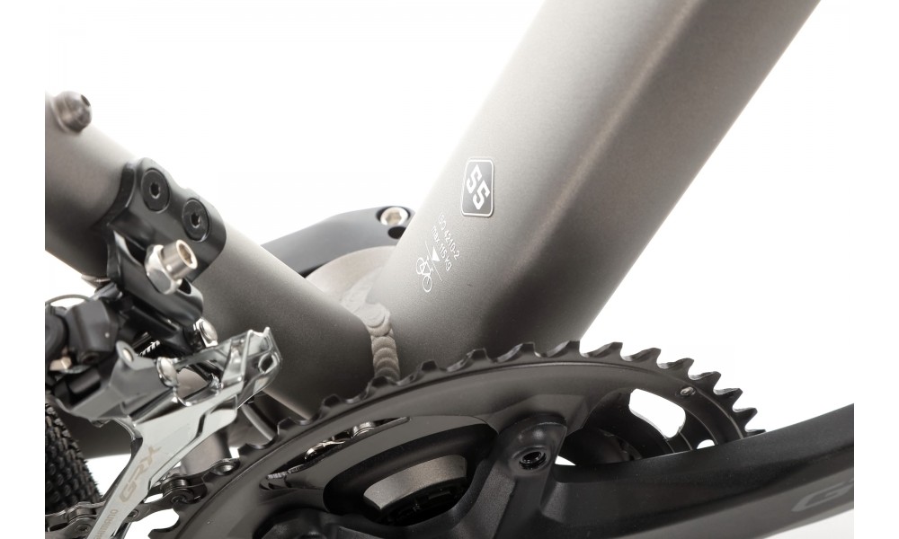 Rower gravel Unibike Geos 2025 - grafitowy