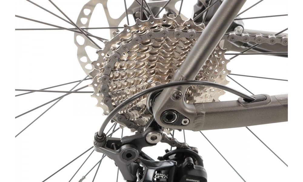 Rower gravel Unibike Geos 2025 - grafitowy