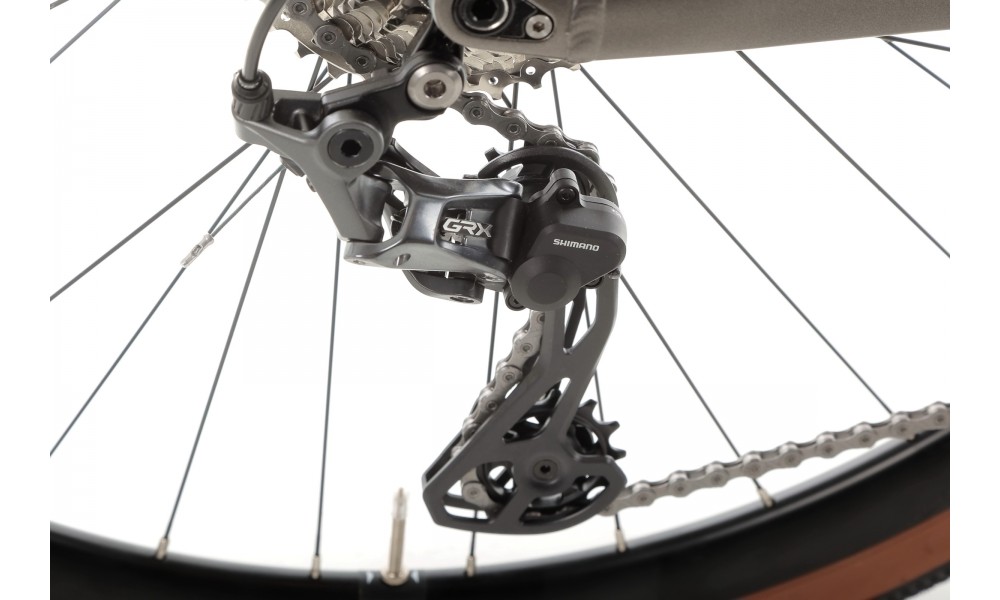 Rower gravel Unibike Geos 2025 - grafitowy