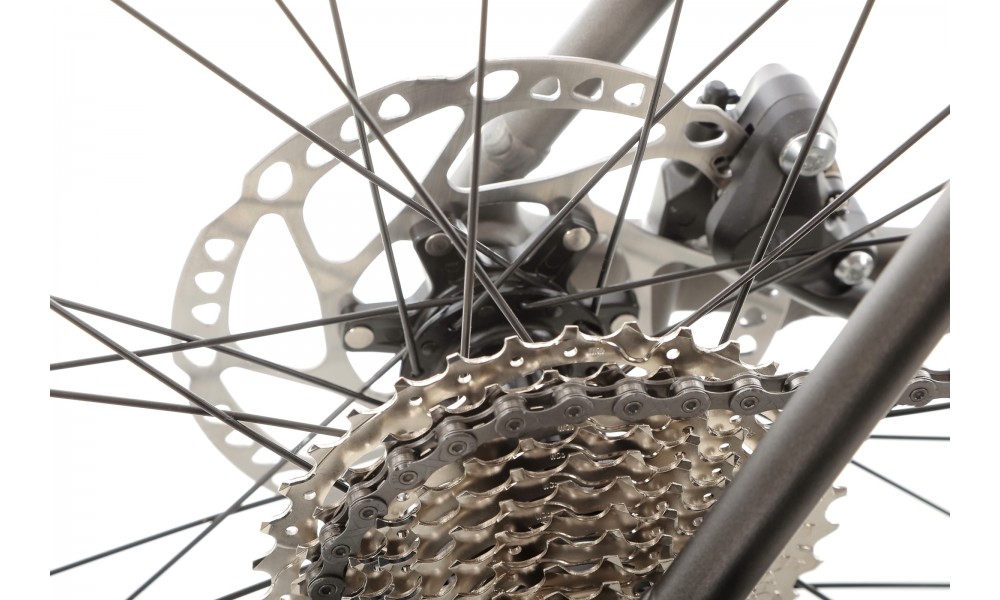 Rower gravel Unibike Geos 2025 - grafitowy