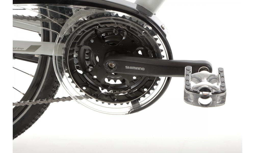 Rower trekkingowy Romet Gazela 8 2023  - szary