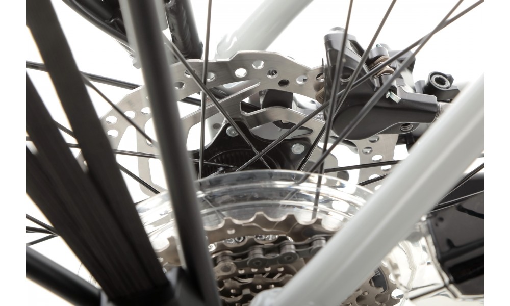 Rower trekkingowy Romet Gazela 8 2023  - szary