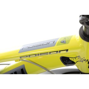 Rower młodzieżowy Tabou Poison 24 1.0 2025 - limonkowo-czarny 2