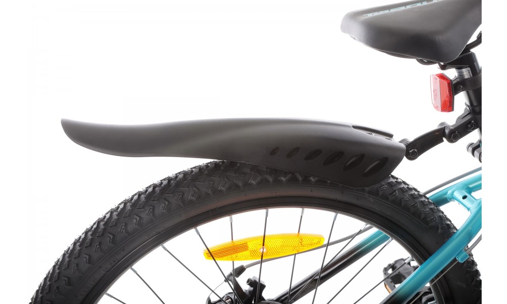 Rower młodzieżowy Tabou Supergirl 24 1.0 2025 - czarno-turkusowy