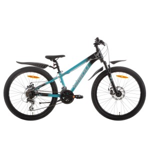 Rower młodzieżowy Tabou Supergirl 24 1.0 2025 - czarno-turkusowy 1
