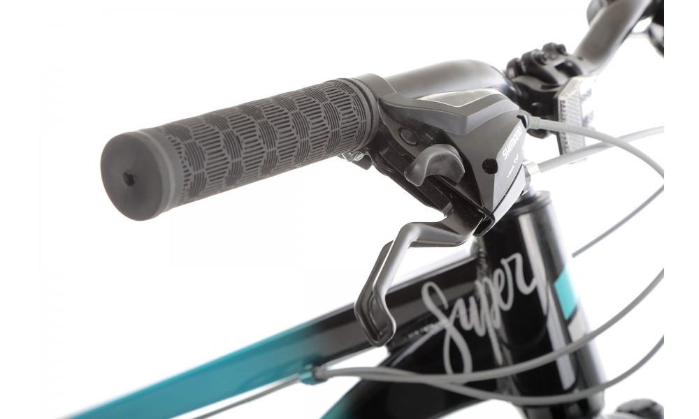 Rower młodzieżowy Tabou Supergirl 24 1.0 2025 - czarno-turkusowy