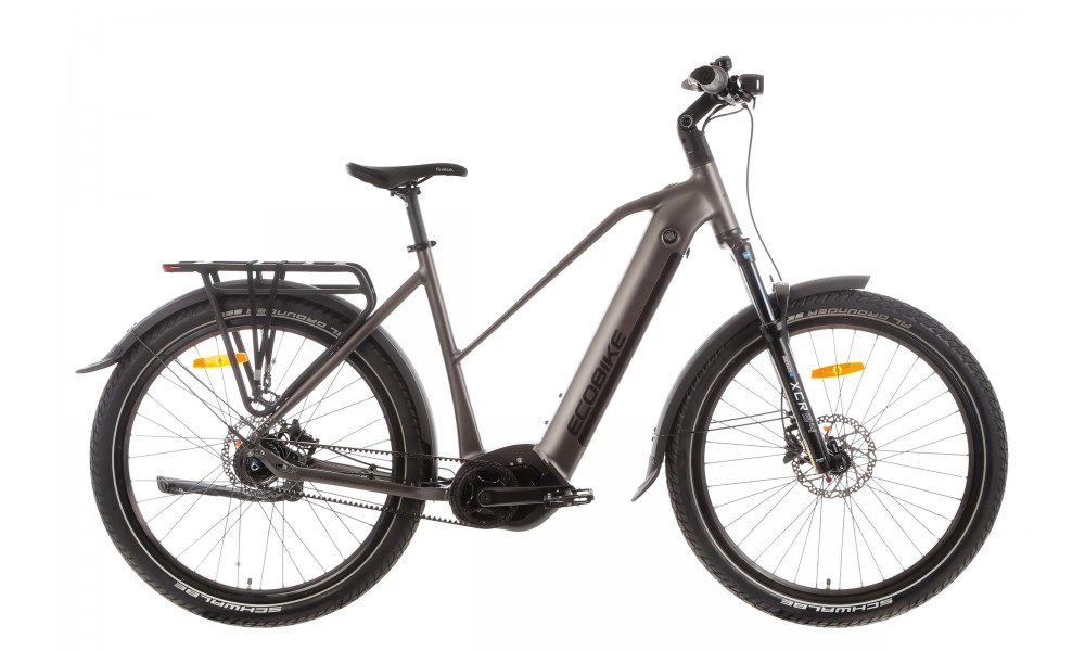 Rower trekkingowy elektryczny Ecobike Dare - grafitowy